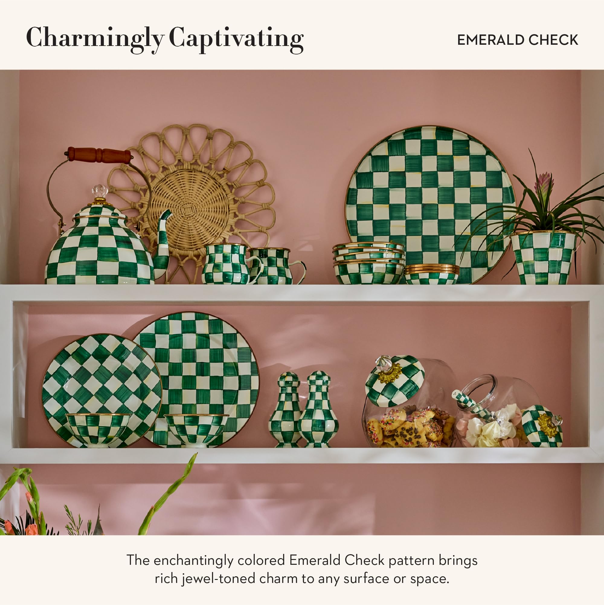 Amazon.com | MACKENZIE-CHILDS Enamel Butter Box, Cute Enamel